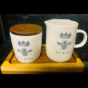 RAE DUNN-Bee Sugar & Cream 🐝